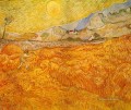 Wheat Field behind Saint Paul Hospital with a Reaper Vincent van Gogh